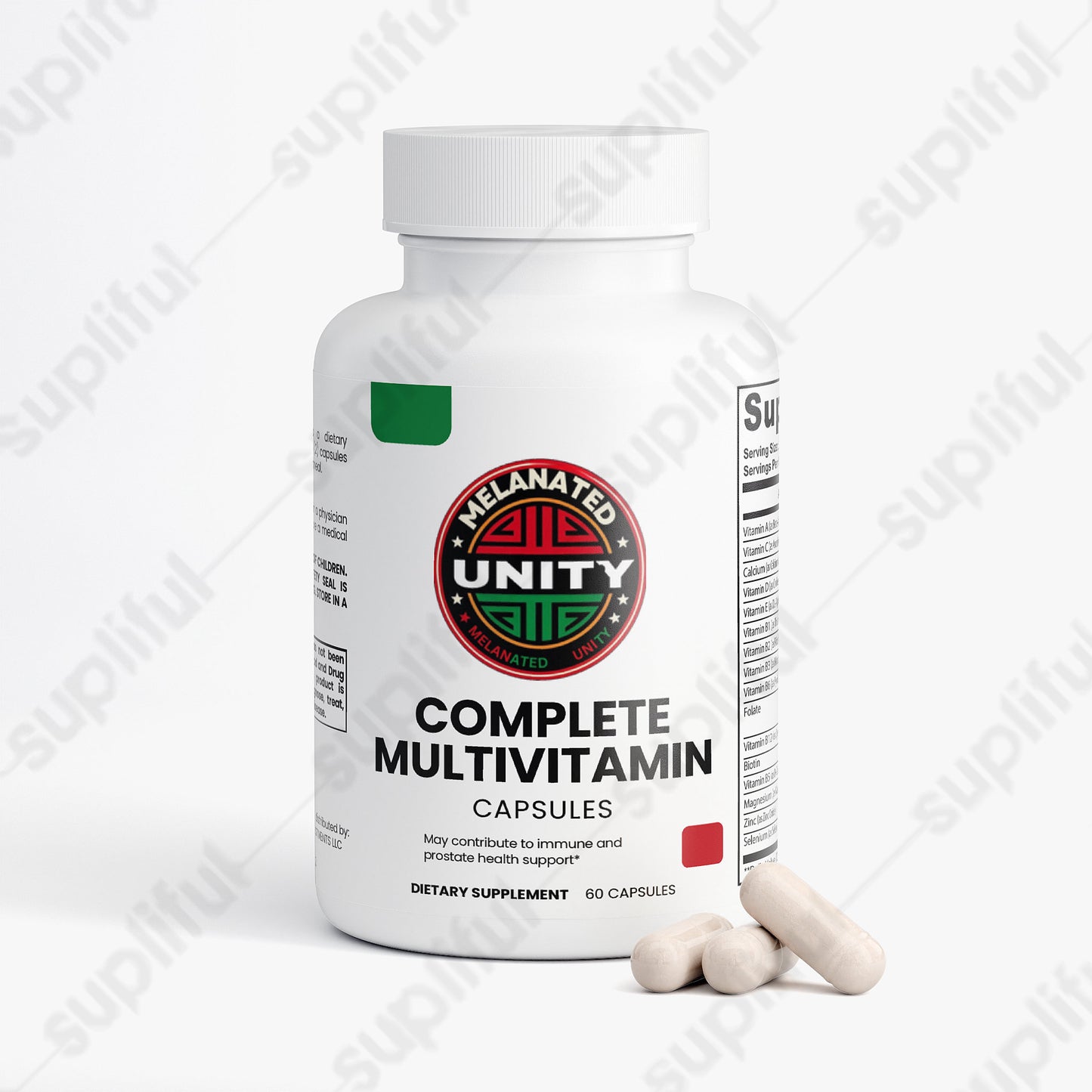 Melanin Unity Complete Multivitamin – Daily Vitamins for Melanin-Rich Health & Energy.
