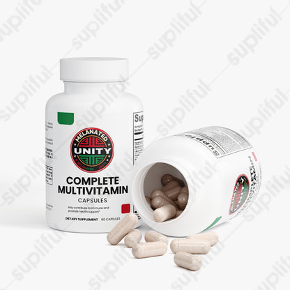 Melanin Unity Complete Multivitamin – Daily Vitamins for Melanin-Rich Health & Energy.