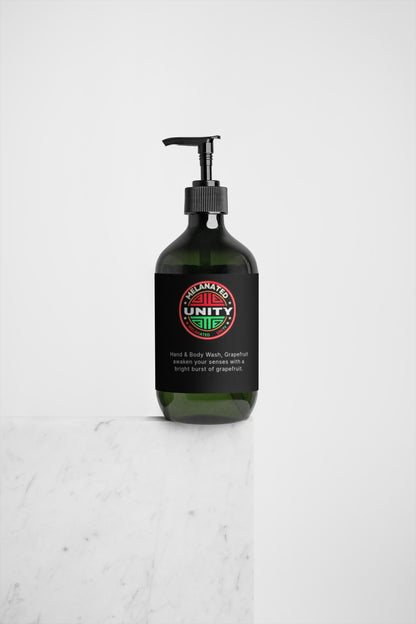 Hand & Body Wash, Grapefruit Ingredients:

Betaine, Berry extract Gluten Free
Nut Free
Vegan
Natural Certified